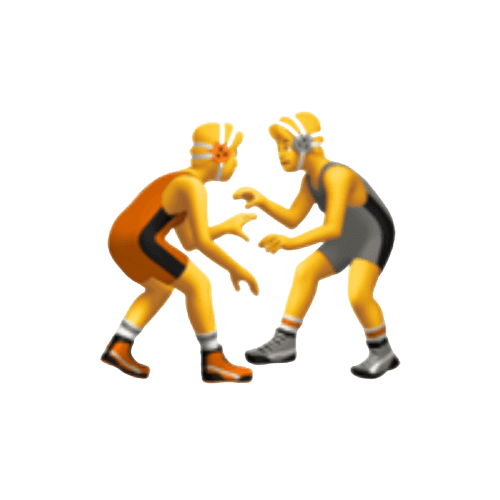 Wrestling Emoji